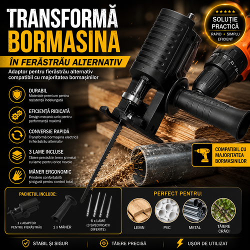 Adaptor Fierăstrău Rapid - CutPro™